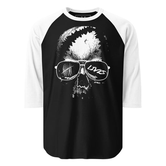 Shaded Skull 3/4 length