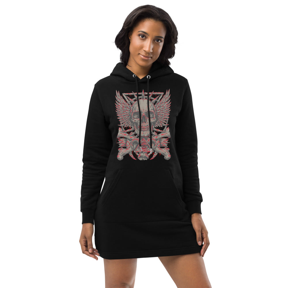 3 Squared Hoodie dress