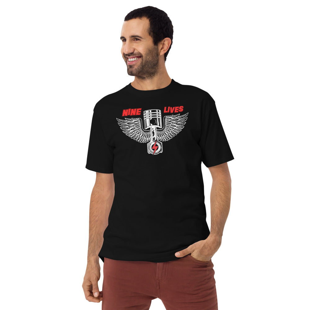 9 Lives Wings Tee