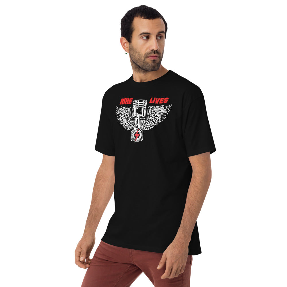 9 Lives Wings Tee
